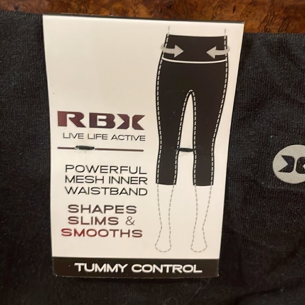 Nwt RBX Tummy Control Capri Leggings - Picture 9 of 10